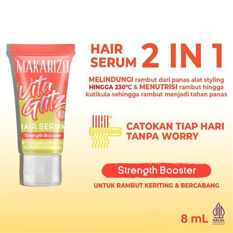 Makarizo Hair Serum Vitaglitz Strength Booster 8 ML Akasha Shop