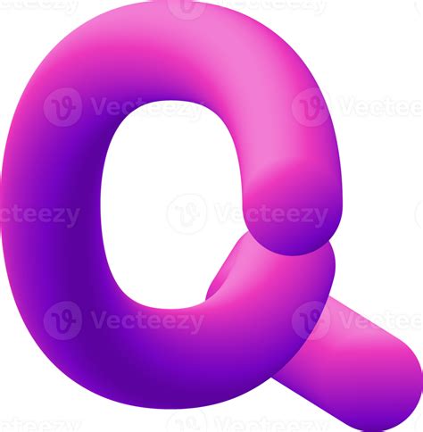 Gradient Alphabet 3d 26791144 Png