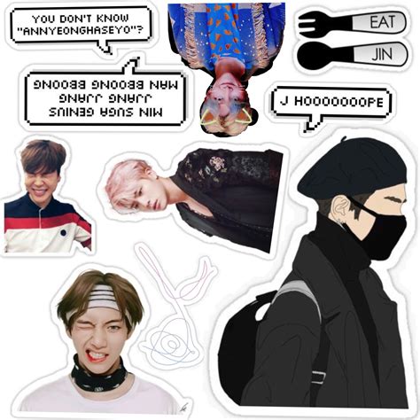 Stickers Kawaii Pop Stickers Tumblr Stickers Meme Stickers