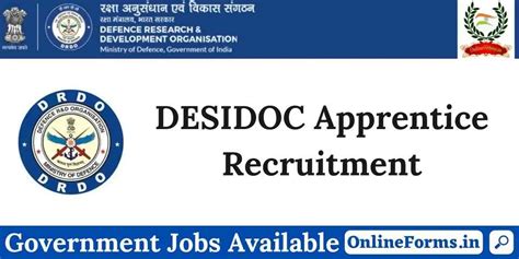 Drdo Desidoc Apprentice Recruitment Vacancy