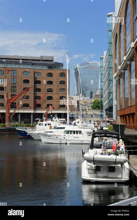 Boats In St Katharine Docks Hi Res Stock Photography And Images Alamy