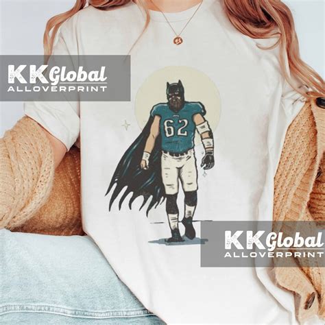 Fat Batman Jason Kelce Cartoon T Shirt - Etsy