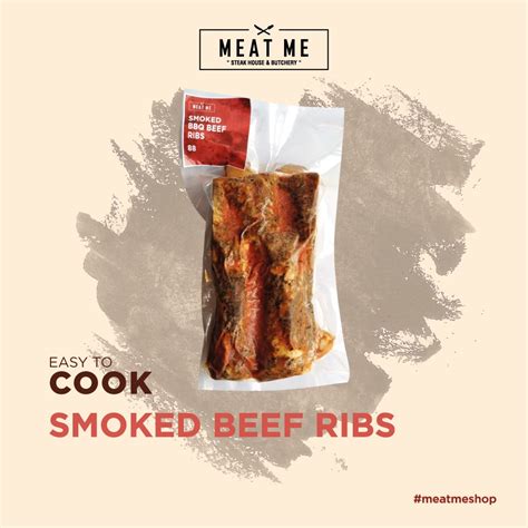 Jual Meat Me Frozen Food Smoked Beef Ribs Shopee Indonesia