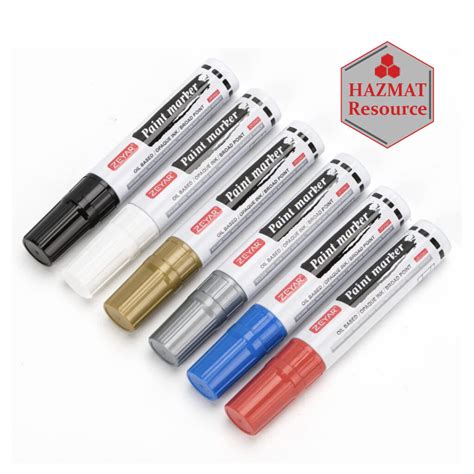 Industrial Paint Markers Set - Wide Tip - Hazmat Resource, Inc.