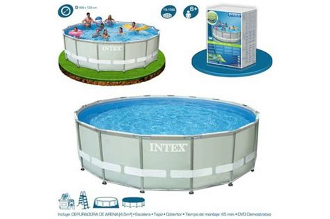 Intex Piscine Ultra Frame X Cm Avec Filtre Sable Joguines I