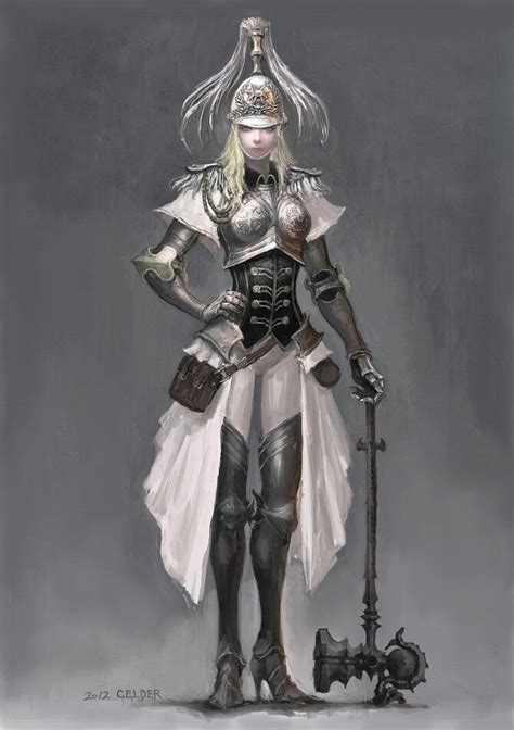 Fiona Royal Guard Concept Design Celder Character Art Fantasy