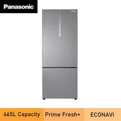 PANASONIC NR BX471CPSM 2 DOOR BOTTOM FREEZER REFRIGERATOR STEEL DOOR