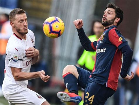 Serie A Il Milan Espugna Marassi E Vola Al Posto Foto Sportmediaset