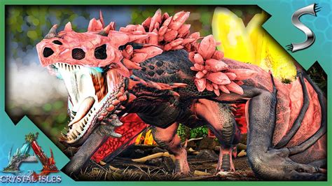 The Crystal Wyvern Queen Boss Arena Is Amazing Ark Crystal Isles