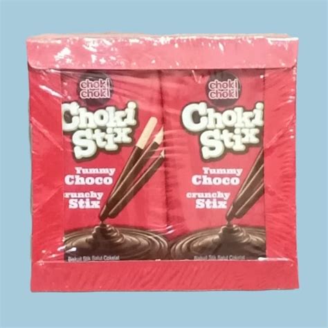 Jual Choki Choki Stix Biskuit Stick Salut Cokelat Pack Isi Sachet