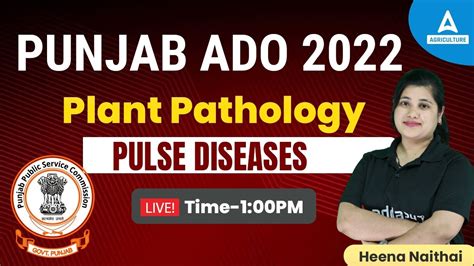 Plant Pathology Pulse Diseases Punjab ADO 2022 Class 7 By Heena