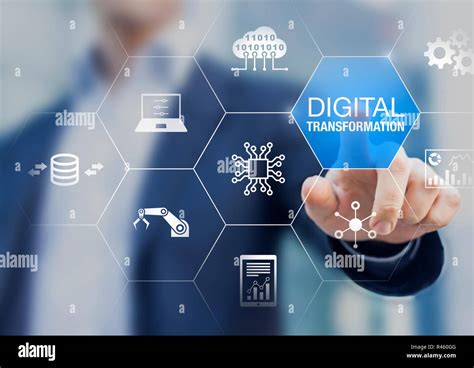 La estrategia de la tecnología de la transformación digital la