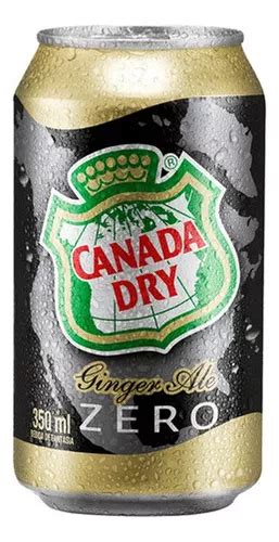 Pack 6 Bebida Canada Dry Ginger Ale Zero En Lata 350cc Cuotas sin interés