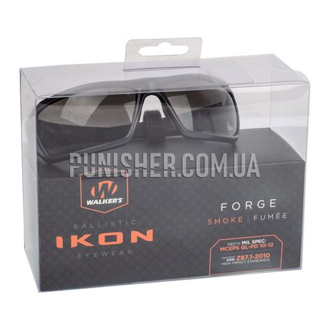 Walker’s Ikon Forge Glasses With Smoke Lens