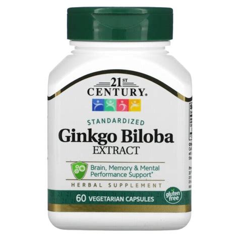 Extrait De Ginkgo Biloba Standardis Capsules St Century