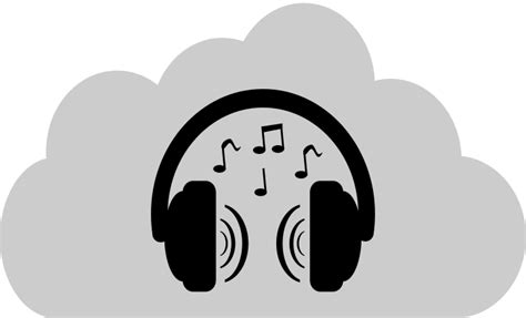 Headphones with music notes Clip Art Image - ClipSafari