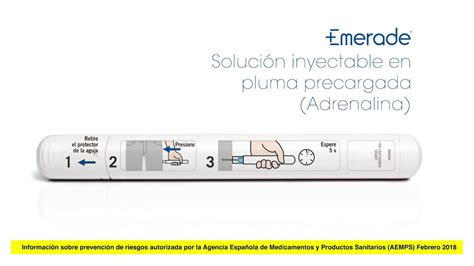 Emerade Soluci N Inyectable En Pluma Precargada Adrenalina