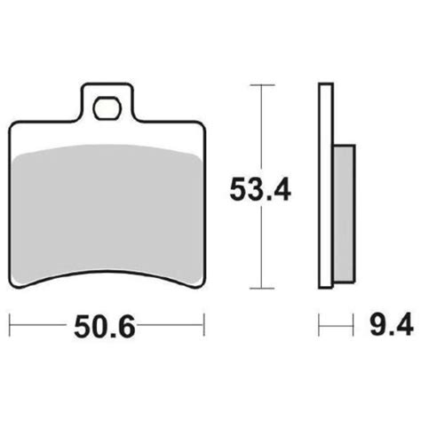 Beläge Bremse SBS 152 HF Aprilia Scarabeo Light Ie 4T RBG00 RBH00 125