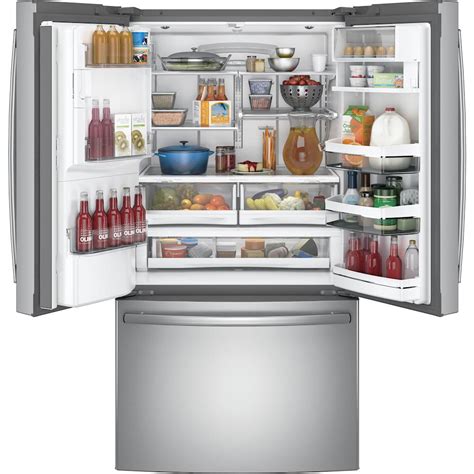 Ge Profile Series 278 Cu Ft French Door Refrigerator Stainless Steel