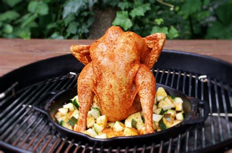 Hähnchen Auf Weber Gasgrill Cuisine Rezept