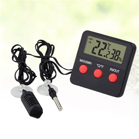 Set Van Reptiel Thermometer Hygrometer Voor Liza Grandado