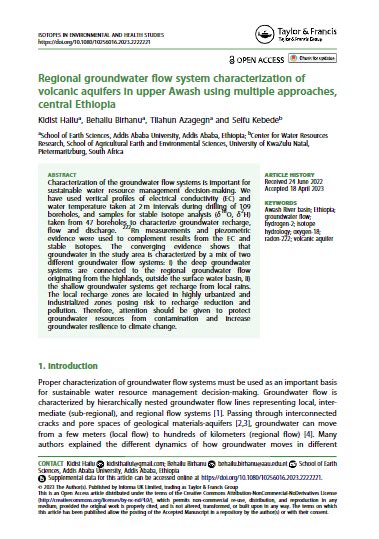 Regional Groundwater Flow System Characterization Of Volcanic Aquifers