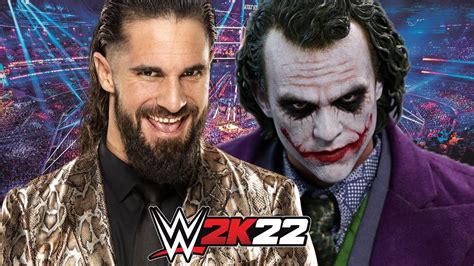 WWE 2K22 SETH ROLLINS Vs JOKER YouTube