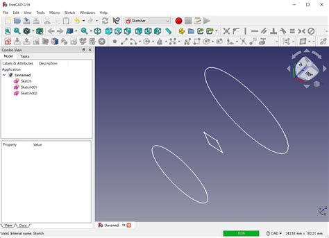 FreeCAD Creating A Complex Shape By Connecting The Cross Sections