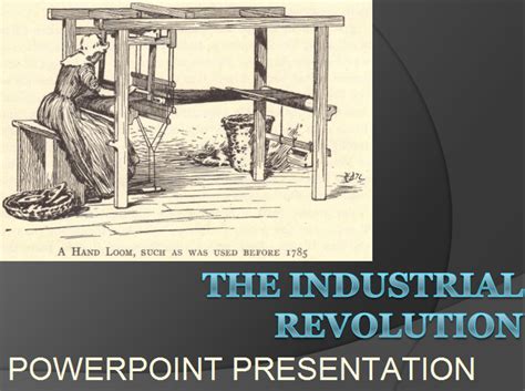 The Industrial Revolution Powerpoint Presentation With 115 Slides And