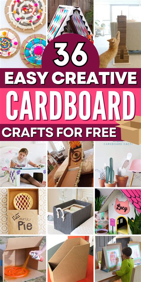 creative diy cardboard ideas  fun  functional projects