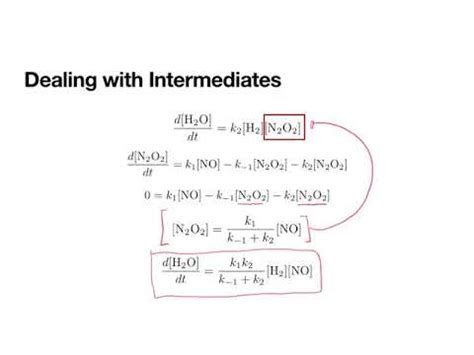 Steady State Approximation YouTube