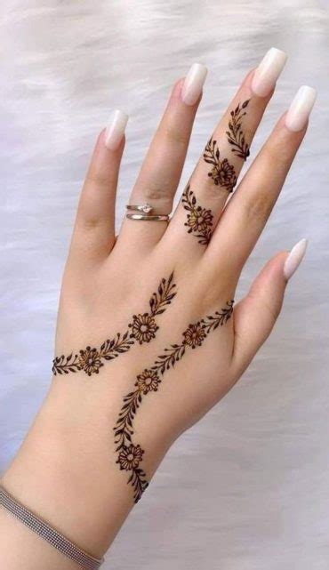 Minimal Henna Designs Spiral Flower I Take You Wedding Readings