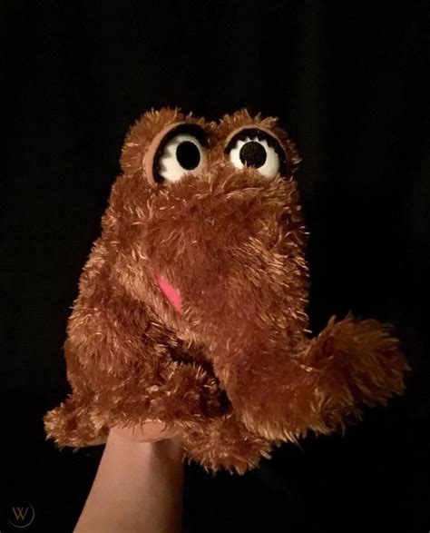 GUND Sesame Street SNUFFY Snuffleupagus PUPPET Plush | #1849863889