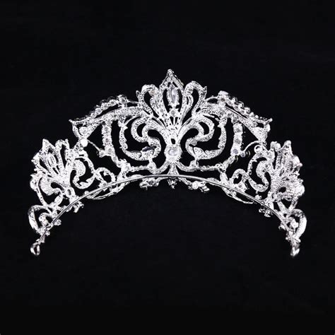 Hot Vintage Tiara Bridal Jewelry Quinceanera Rhinestone Crystal Pageant Crowns Wedding Baroque