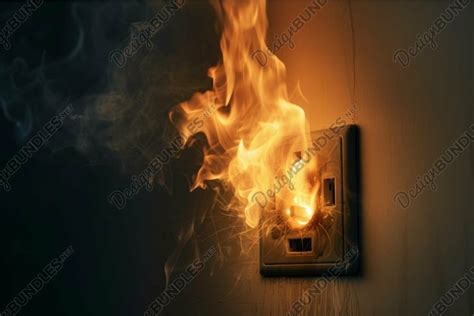 Electrical Outlet Fire Hazard At Home 4483347