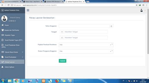 Membuat Aplikasi Sppd Surat Perintah Perjalanan Dinas Dengan Visual Images