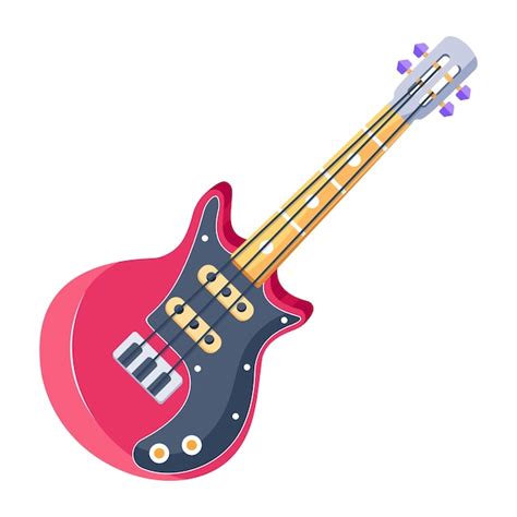 Un Dise O Vectorial Plano De Guitarra Vector Premium