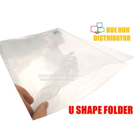 Pvc Clear Transparent U Shape C Shape L Shape Folder A Paper