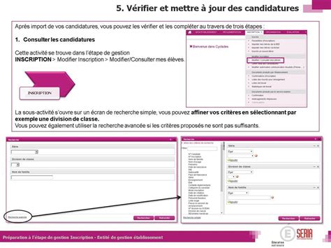 Documentation établissement APPLICATION CYCLADES Session du DNB ppt