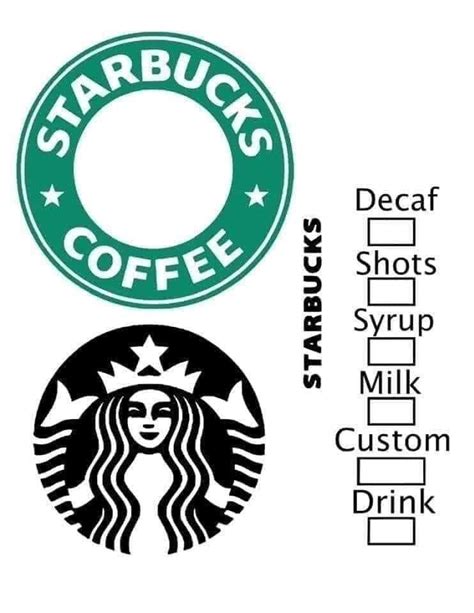 Starbucks Decals And Stickers For Cricut Projects