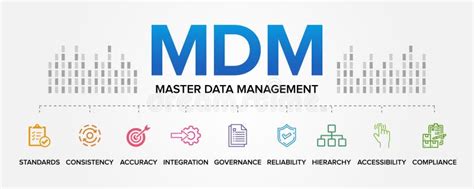 Mdm Master Data Management Concept Vector Iconset Infographic