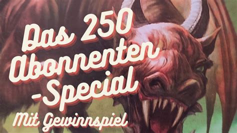 Das Abonnenten Special Mit Gewinnspiel Ein Dankesch N An