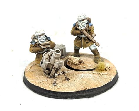 Astra Militarum Guard Imperial Mortar Tallarn Desert Raiders