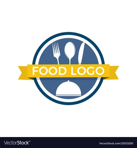 Food logo text design Royalty Free Vector Image