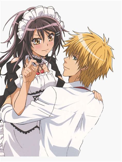 Kaichou Wa Maid Sama Sticker By Violetbubbles Maid Sama Manga Anime