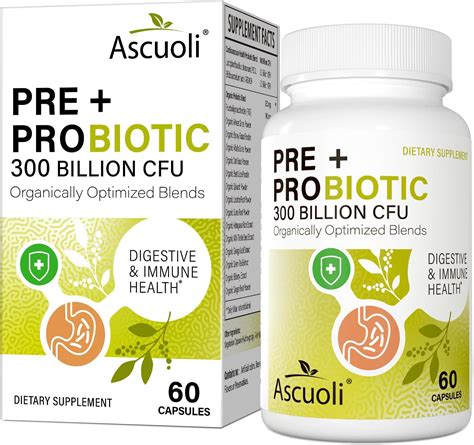 Amazon Ascuoli Probiotics For Women Men Billion Cfu