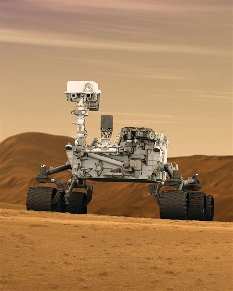 Mars Rover Curiosity In Artists Concept Tall Nasa Mars Exploration