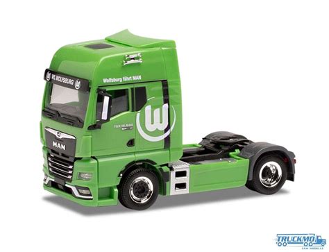 Herpa Vfl Wolfsburg Man Tgx Gx Sattelzugmaschine Zy He