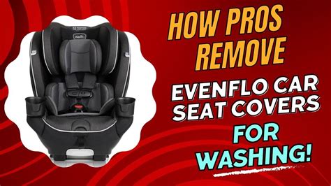 How Pros Remove Evenflo Car Seat Covers For Washing Youtube