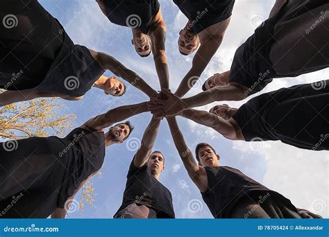 Synergy Teamwork People Partner For Combined Strength Royalty Free